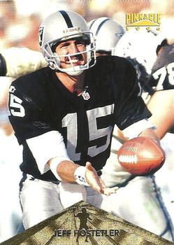 Jeff Hostetler Oakland Raiders 1996 Pinnacle NFL #30